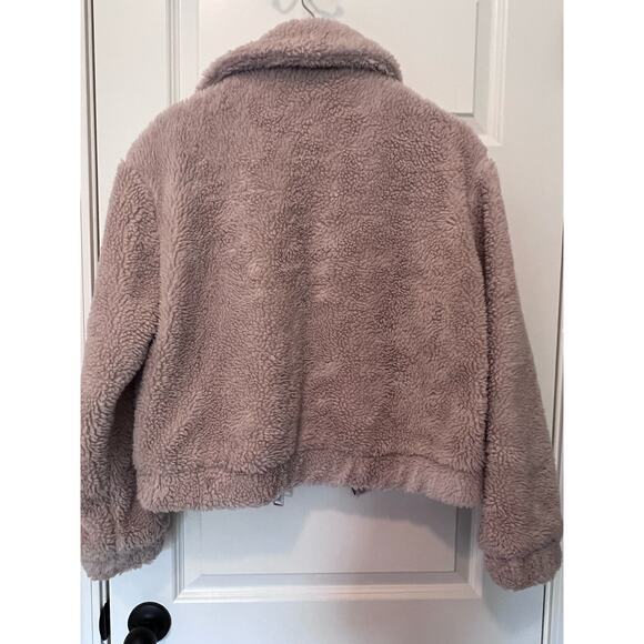 Urban Outfitters Teddy Bear Jacket, Size M, Tan / Light Brown Colored, NWOT - Picture 7 of 9